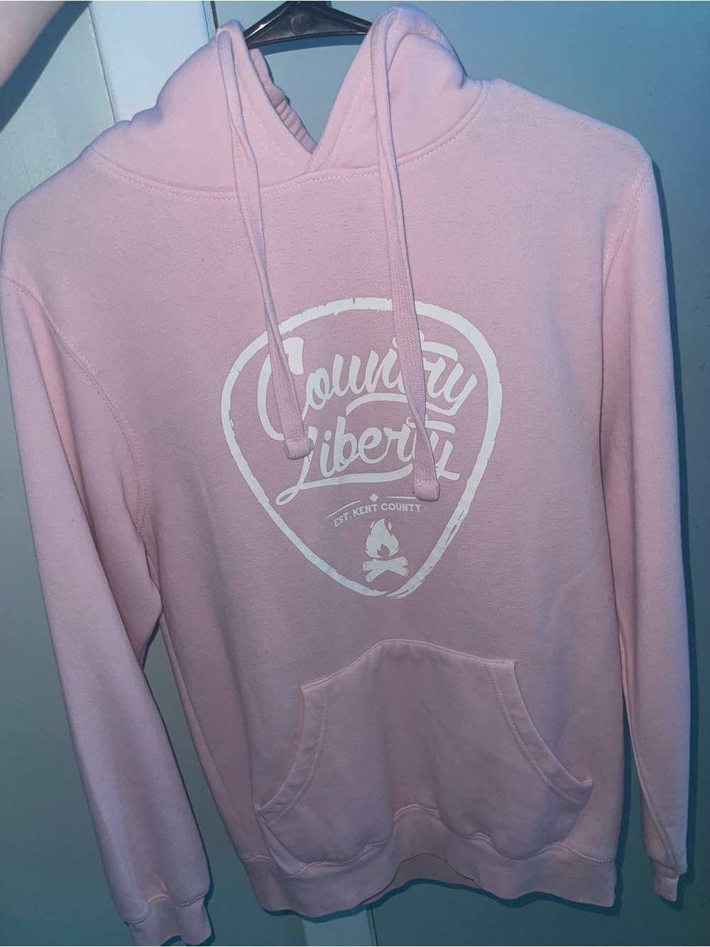Light Pink Country Liberty Hoodie🩷